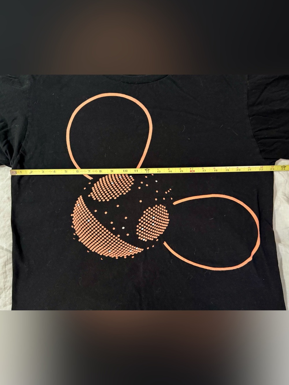 Anvil Deadmau5 Black & Orange Graphic T-Shirt XL Unisex - Picture 6 of 8